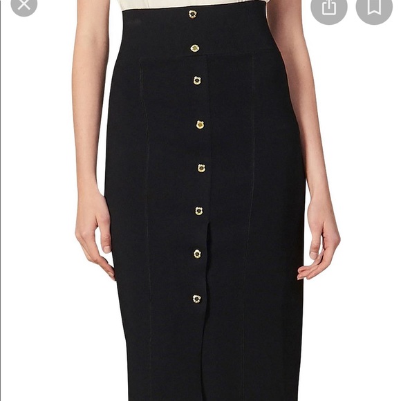 🖤Sandro Paris black tailory skirt knit - Picture 5 of 6